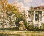 William Woodward Woodward House, Lowerline and Benjamin Streets Germany oil painting artist